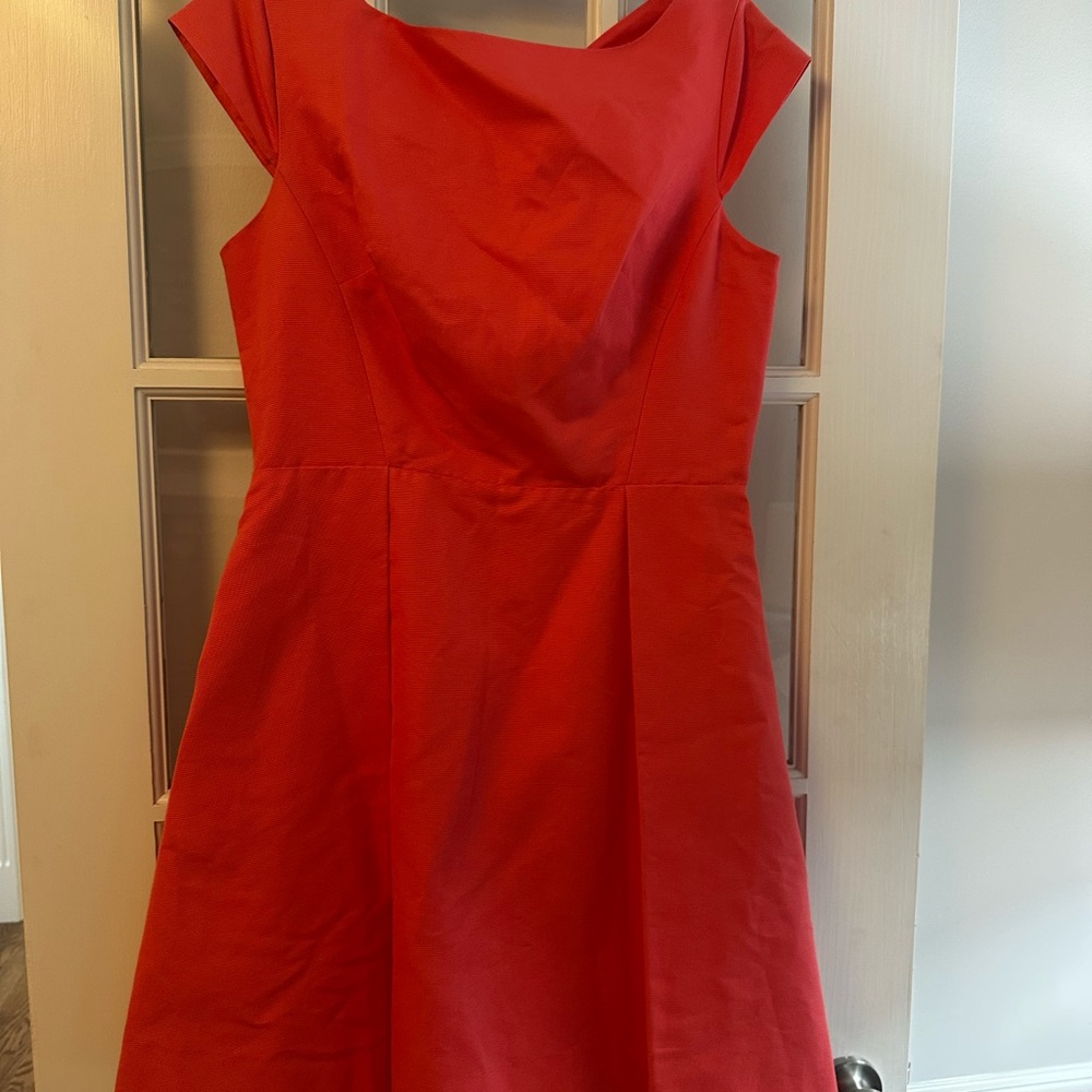 Kate Spade Pink Asymmetrical Dress Kite Bow Back